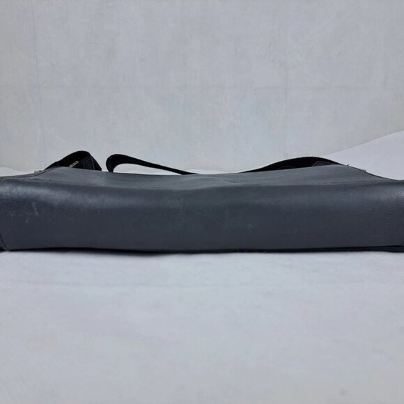 MCM Leather Gray Shoulder Bag | Laptop Bag up to 15" | Messenger Bag - Picture 8 of 12